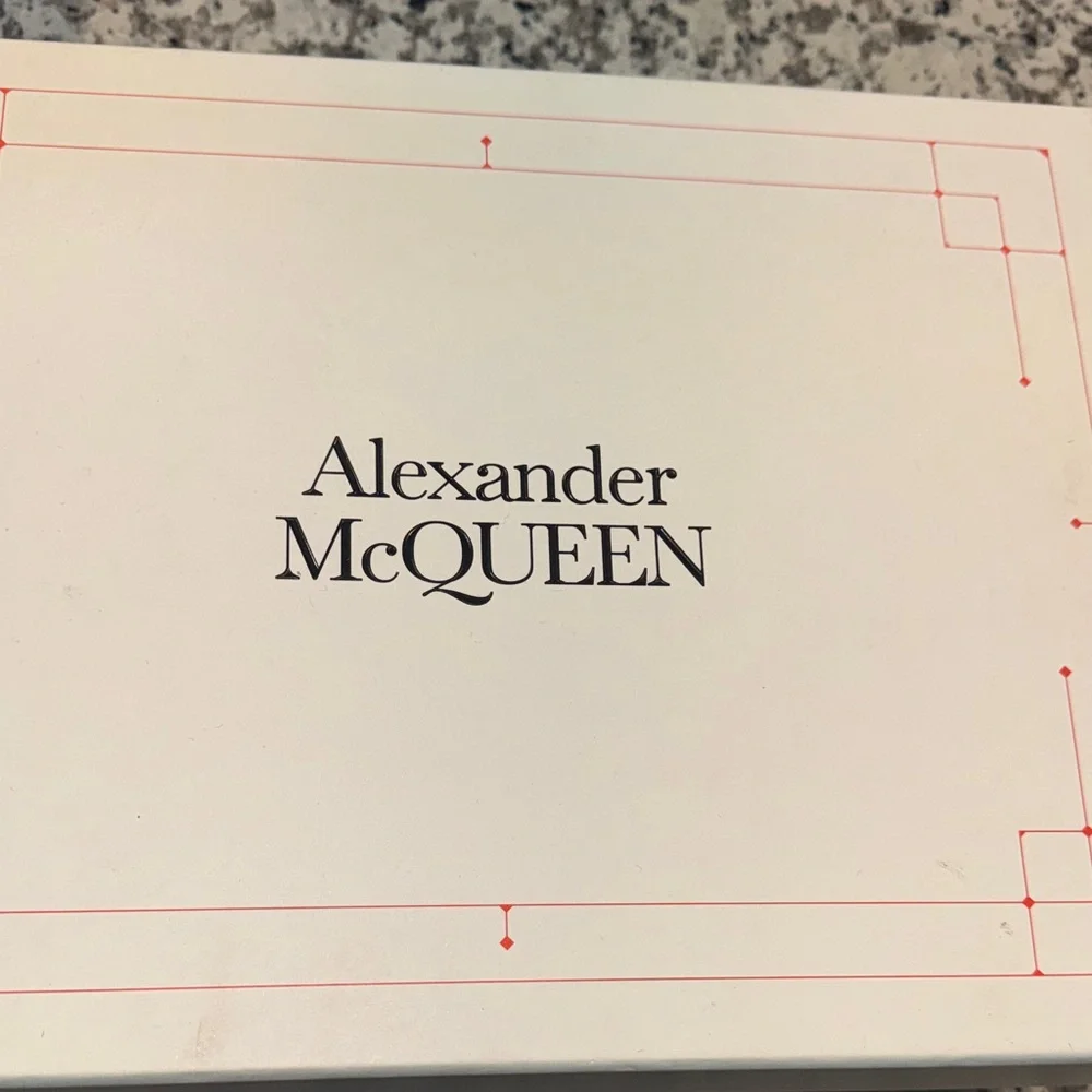 Alexander McQueen White and Black Sneakers - Picture 4 of 4